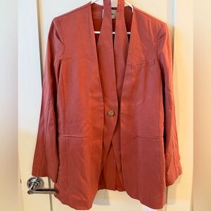 Women's Rust Blazer, Size M by Lattelier
